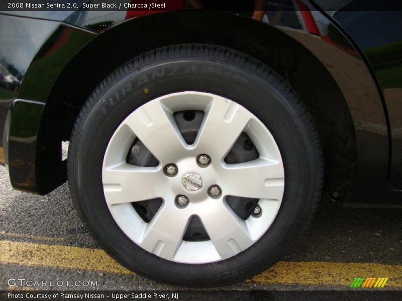 Super Black / Charcoal/Steel 2008 Nissan Sentra 2.0