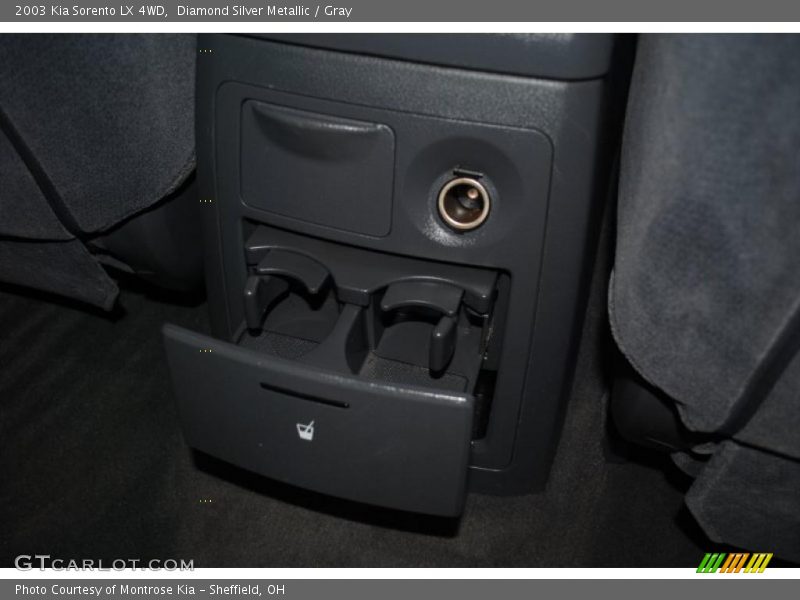 Diamond Silver Metallic / Gray 2003 Kia Sorento LX 4WD