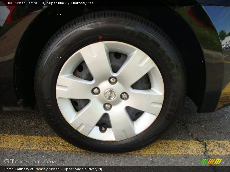 Super Black / Charcoal/Steel 2008 Nissan Sentra 2.0