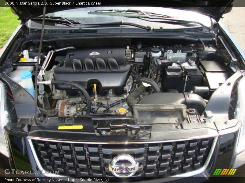 Super Black / Charcoal/Steel 2008 Nissan Sentra 2.0