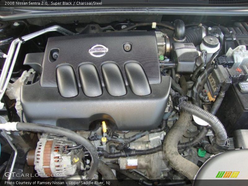Super Black / Charcoal/Steel 2008 Nissan Sentra 2.0
