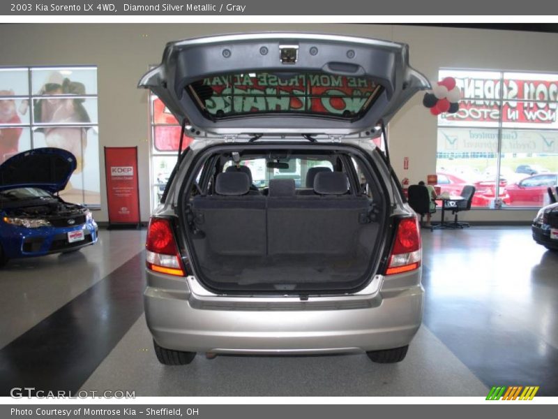 Diamond Silver Metallic / Gray 2003 Kia Sorento LX 4WD