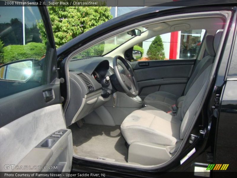 Super Black / Charcoal/Steel 2008 Nissan Sentra 2.0
