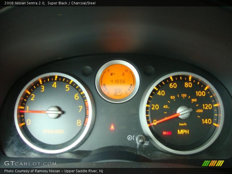 Super Black / Charcoal/Steel 2008 Nissan Sentra 2.0