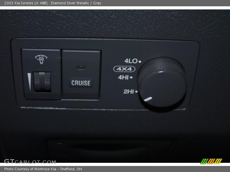 Diamond Silver Metallic / Gray 2003 Kia Sorento LX 4WD