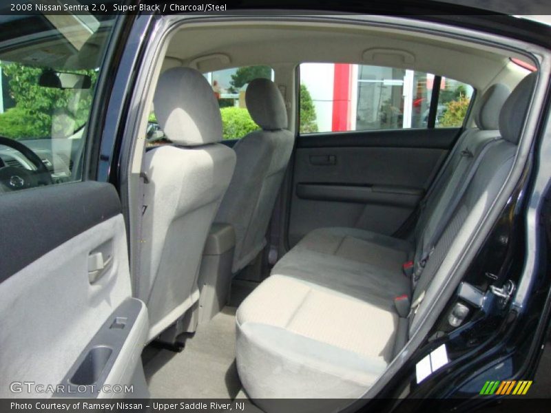 Super Black / Charcoal/Steel 2008 Nissan Sentra 2.0
