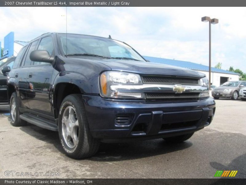 Imperial Blue Metallic / Light Gray 2007 Chevrolet TrailBlazer LS 4x4