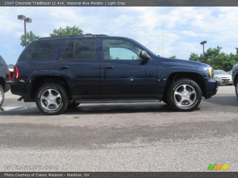 Imperial Blue Metallic / Light Gray 2007 Chevrolet TrailBlazer LS 4x4