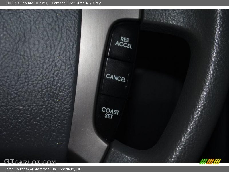 Diamond Silver Metallic / Gray 2003 Kia Sorento LX 4WD