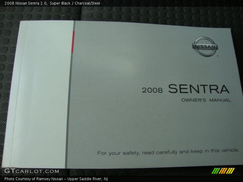 Super Black / Charcoal/Steel 2008 Nissan Sentra 2.0