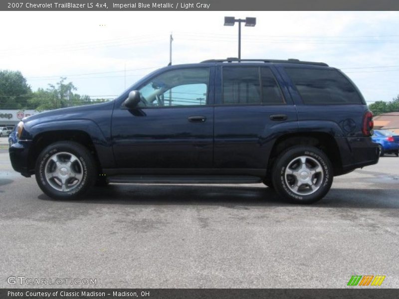 Imperial Blue Metallic / Light Gray 2007 Chevrolet TrailBlazer LS 4x4