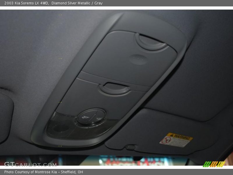 Diamond Silver Metallic / Gray 2003 Kia Sorento LX 4WD