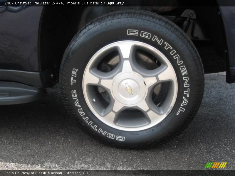Imperial Blue Metallic / Light Gray 2007 Chevrolet TrailBlazer LS 4x4
