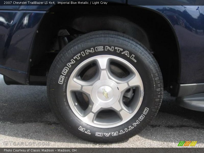 Imperial Blue Metallic / Light Gray 2007 Chevrolet TrailBlazer LS 4x4