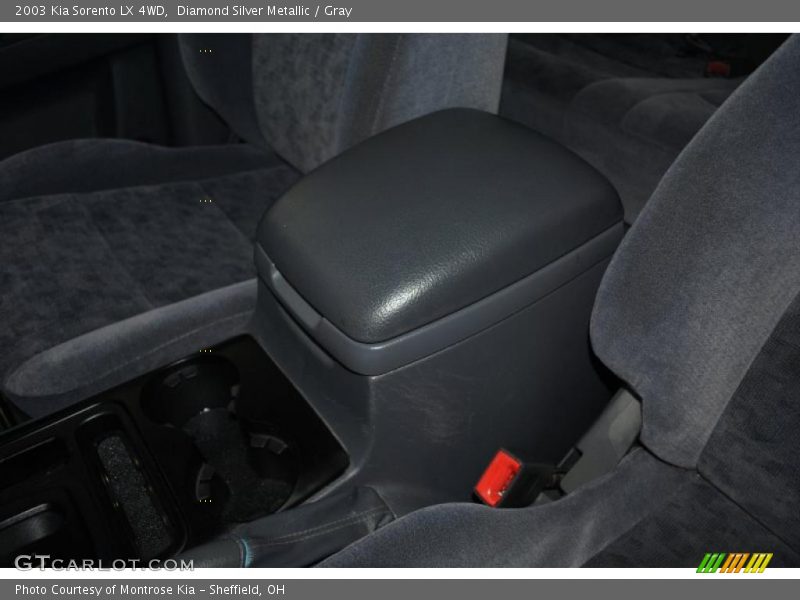 Diamond Silver Metallic / Gray 2003 Kia Sorento LX 4WD