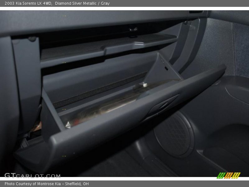 Diamond Silver Metallic / Gray 2003 Kia Sorento LX 4WD