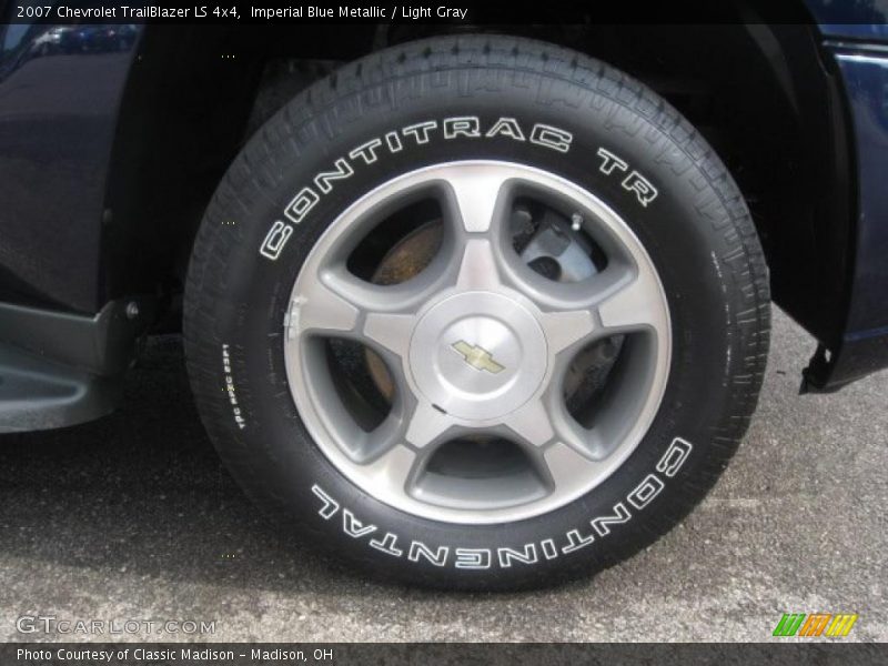 Imperial Blue Metallic / Light Gray 2007 Chevrolet TrailBlazer LS 4x4