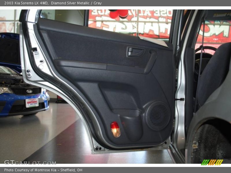 Diamond Silver Metallic / Gray 2003 Kia Sorento LX 4WD