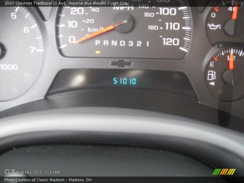 Imperial Blue Metallic / Light Gray 2007 Chevrolet TrailBlazer LS 4x4