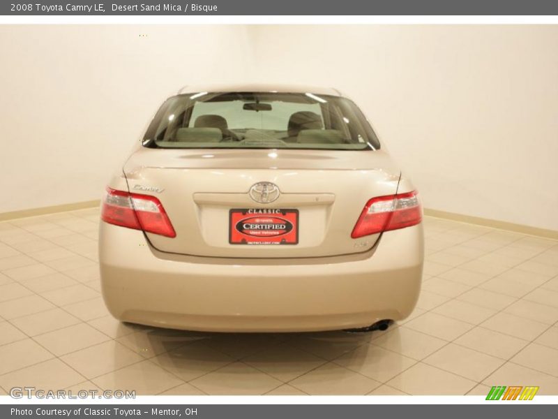 Desert Sand Mica / Bisque 2008 Toyota Camry LE
