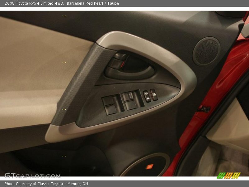 Barcelona Red Pearl / Taupe 2008 Toyota RAV4 Limited 4WD