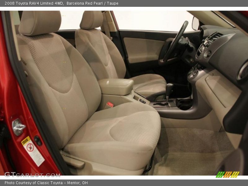 Barcelona Red Pearl / Taupe 2008 Toyota RAV4 Limited 4WD