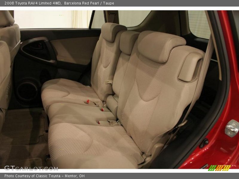 Barcelona Red Pearl / Taupe 2008 Toyota RAV4 Limited 4WD