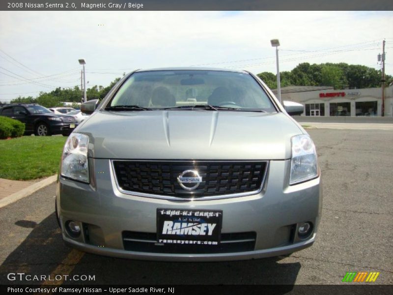 Magnetic Gray / Beige 2008 Nissan Sentra 2.0