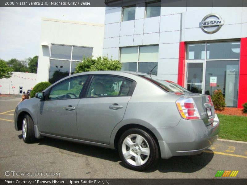 Magnetic Gray / Beige 2008 Nissan Sentra 2.0