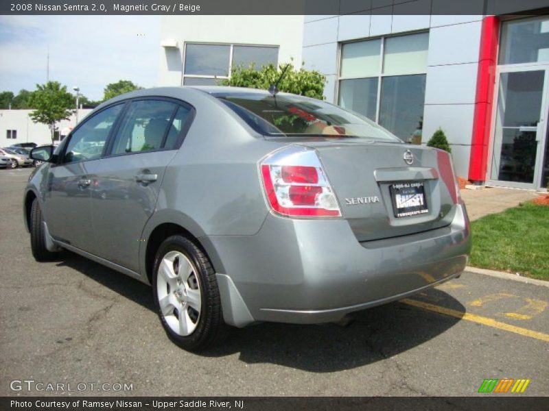 Magnetic Gray / Beige 2008 Nissan Sentra 2.0