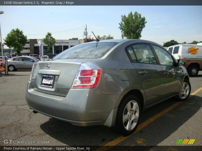 Magnetic Gray / Beige 2008 Nissan Sentra 2.0