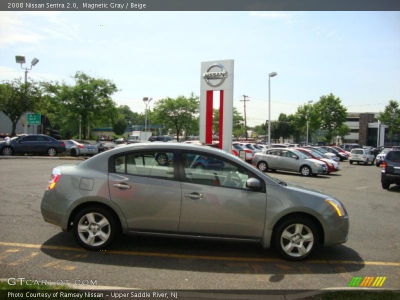 Magnetic Gray / Beige 2008 Nissan Sentra 2.0