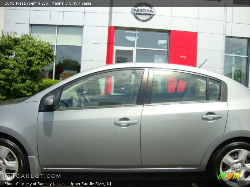 Magnetic Gray / Beige 2008 Nissan Sentra 2.0