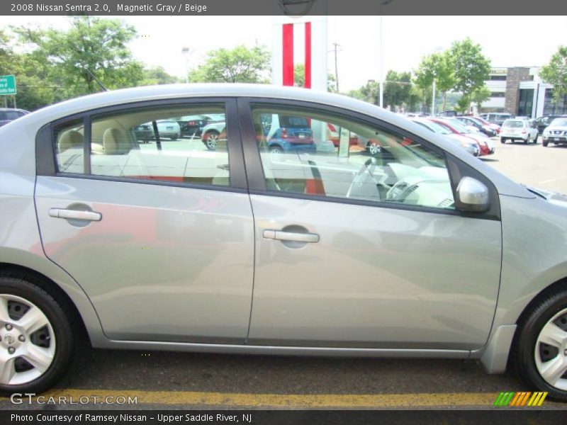 Magnetic Gray / Beige 2008 Nissan Sentra 2.0