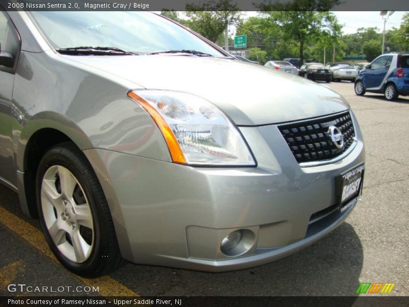 Magnetic Gray / Beige 2008 Nissan Sentra 2.0