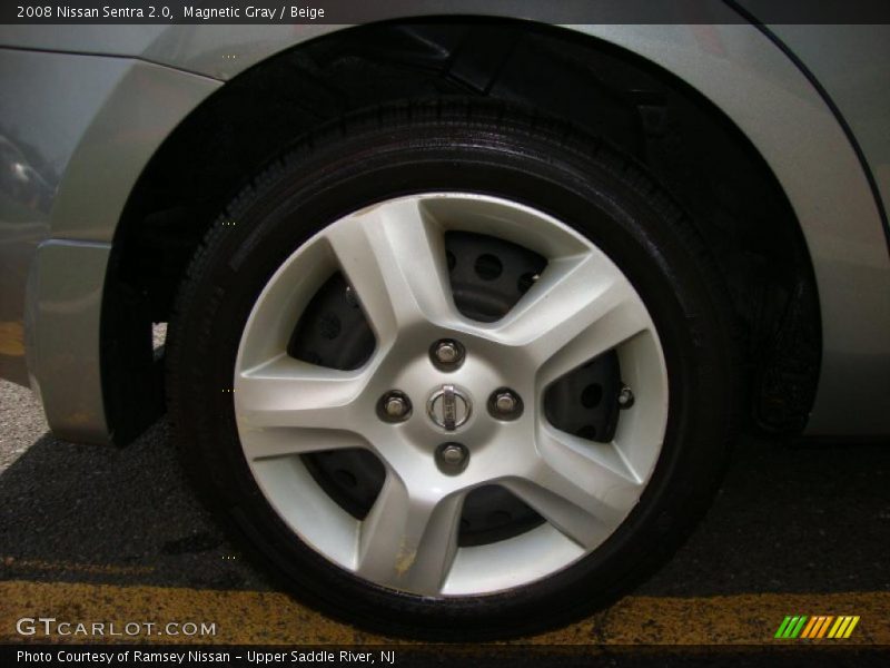 Magnetic Gray / Beige 2008 Nissan Sentra 2.0