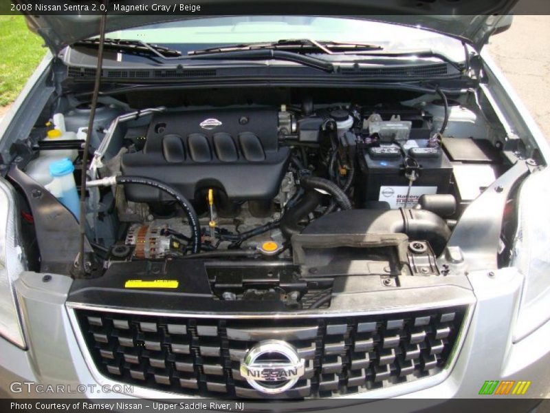 Magnetic Gray / Beige 2008 Nissan Sentra 2.0