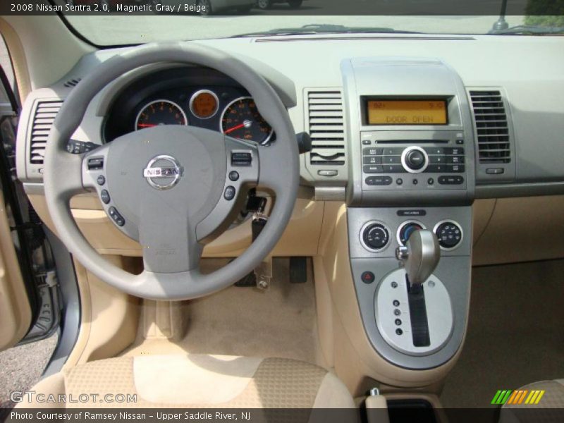 Magnetic Gray / Beige 2008 Nissan Sentra 2.0