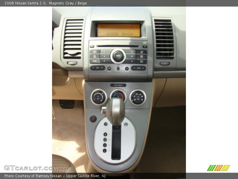 Magnetic Gray / Beige 2008 Nissan Sentra 2.0