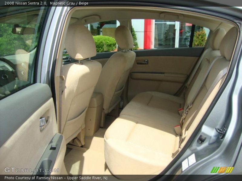 Magnetic Gray / Beige 2008 Nissan Sentra 2.0