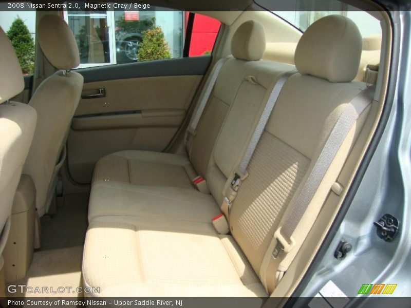 Magnetic Gray / Beige 2008 Nissan Sentra 2.0