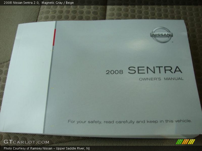 Magnetic Gray / Beige 2008 Nissan Sentra 2.0