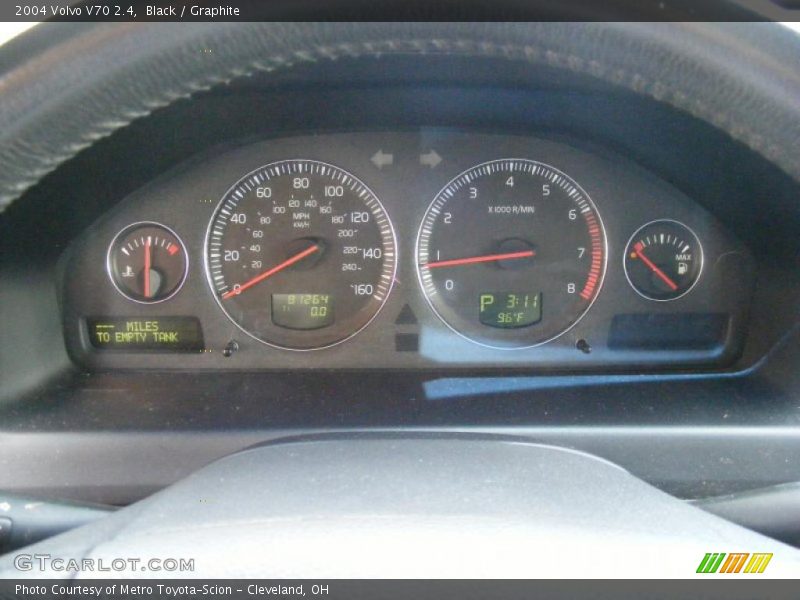 Black / Graphite 2004 Volvo V70 2.4