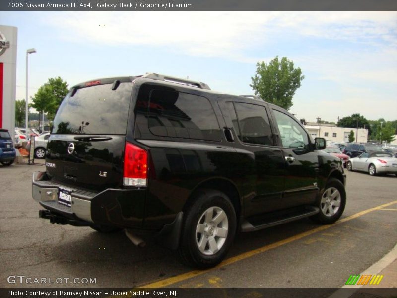 Galaxy Black / Graphite/Titanium 2006 Nissan Armada LE 4x4