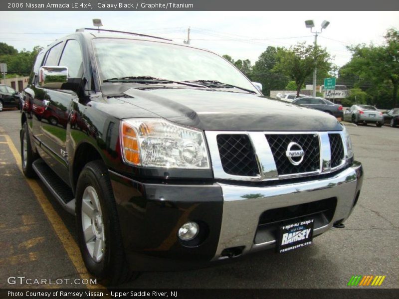 Galaxy Black / Graphite/Titanium 2006 Nissan Armada LE 4x4