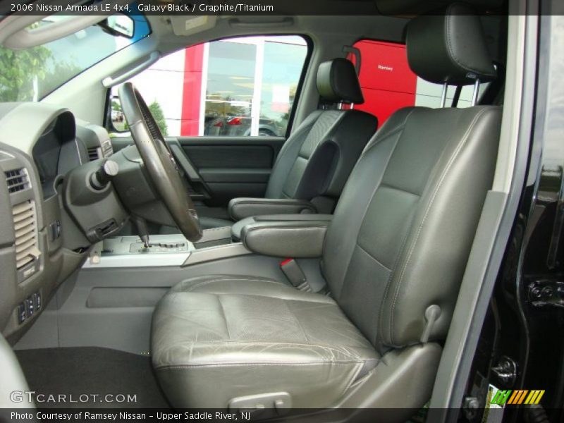 Galaxy Black / Graphite/Titanium 2006 Nissan Armada LE 4x4