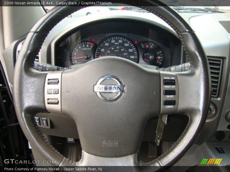 Galaxy Black / Graphite/Titanium 2006 Nissan Armada LE 4x4