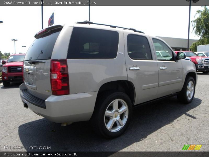 Silver Birch Metallic / Ebony 2008 Chevrolet Tahoe LTZ 4x4