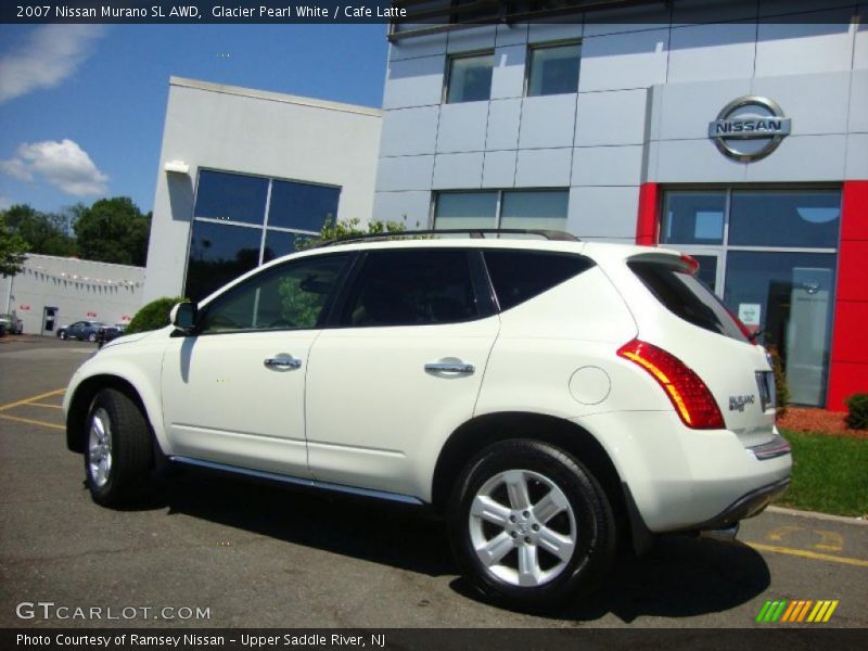 Glacier Pearl White / Cafe Latte 2007 Nissan Murano SL AWD