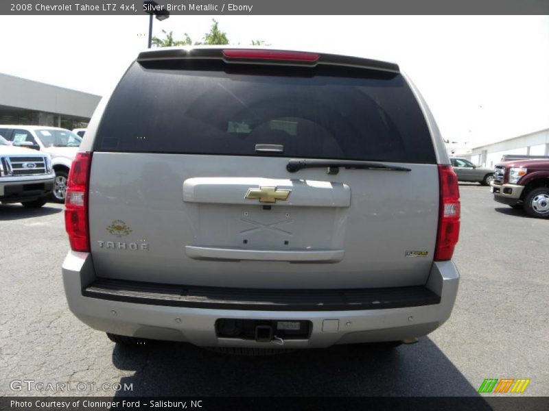 Silver Birch Metallic / Ebony 2008 Chevrolet Tahoe LTZ 4x4